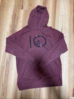 Men's Ten Tree Hooded Pullover Sweater - Burgundy